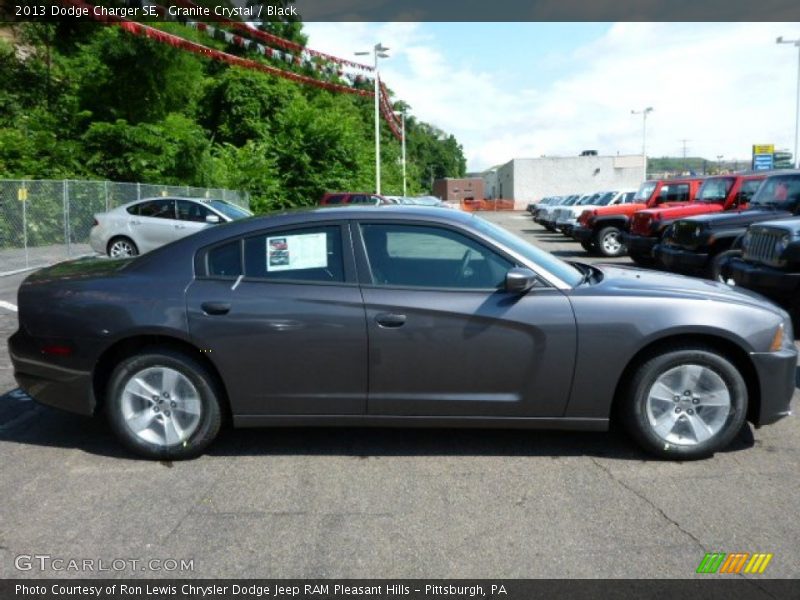 Granite Crystal / Black 2013 Dodge Charger SE