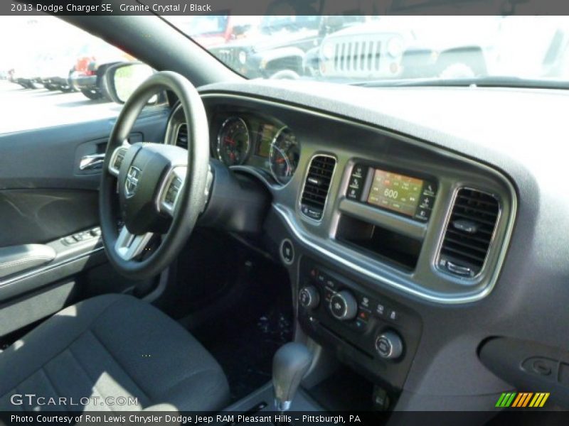 Granite Crystal / Black 2013 Dodge Charger SE