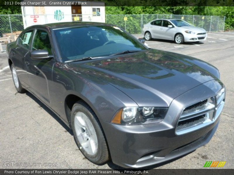 Granite Crystal / Black 2013 Dodge Charger SE