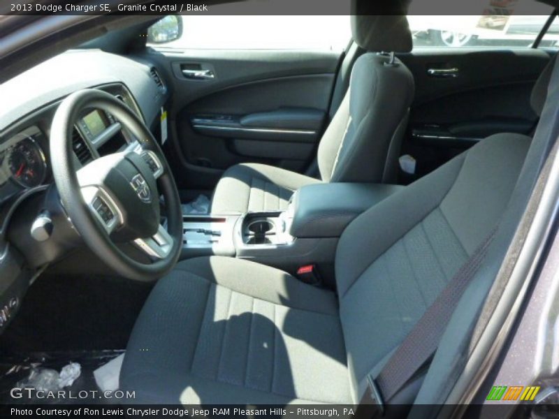 Granite Crystal / Black 2013 Dodge Charger SE