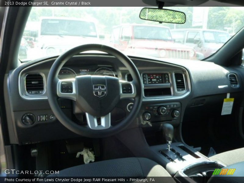 Granite Crystal / Black 2013 Dodge Charger SE