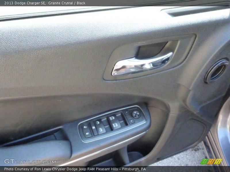 Granite Crystal / Black 2013 Dodge Charger SE