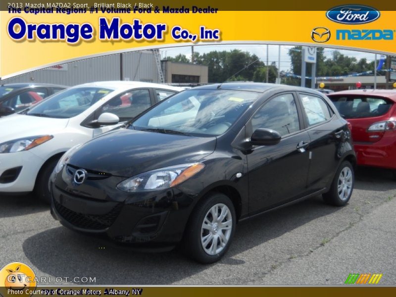 Brilliant Black / Black 2013 Mazda MAZDA2 Sport