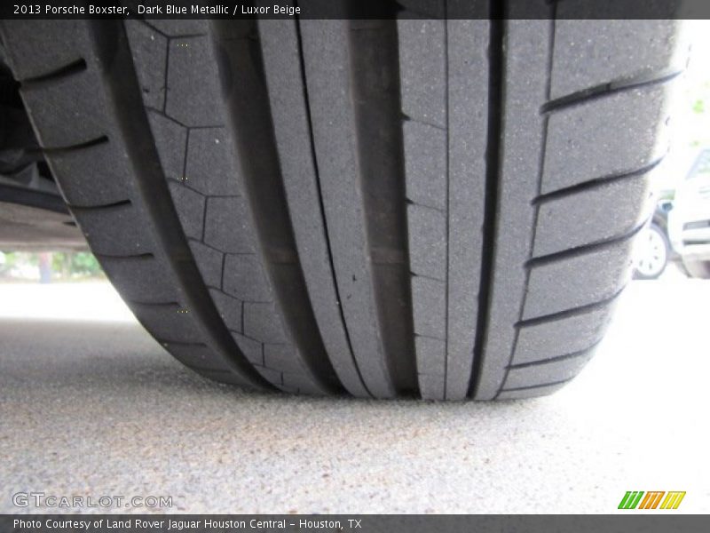 Dark Blue Metallic / Luxor Beige 2013 Porsche Boxster