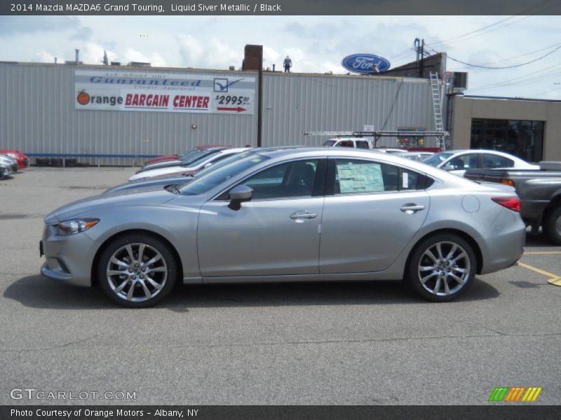 Liquid Siver Metallic / Black 2014 Mazda MAZDA6 Grand Touring