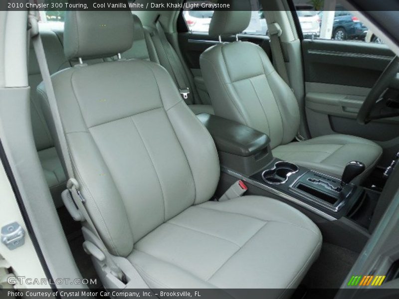 Cool Vanilla White / Dark Khaki/Light Graystone 2010 Chrysler 300 Touring