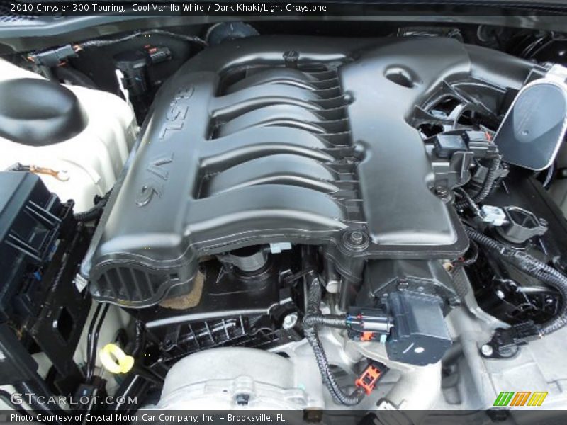 Cool Vanilla White / Dark Khaki/Light Graystone 2010 Chrysler 300 Touring