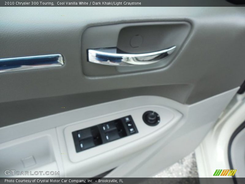 Cool Vanilla White / Dark Khaki/Light Graystone 2010 Chrysler 300 Touring