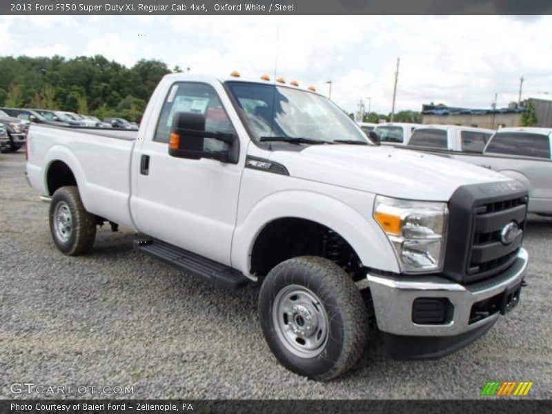 Oxford White / Steel 2013 Ford F350 Super Duty XL Regular Cab 4x4