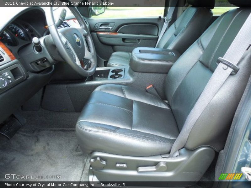 Blue Granite Metallic / Ebony 2011 Chevrolet Avalanche LT