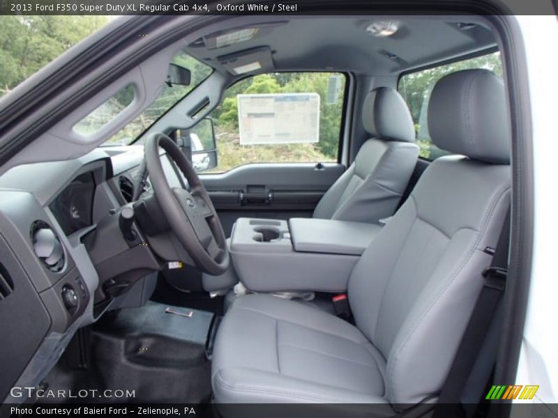  2013 F350 Super Duty XL Regular Cab 4x4 Steel Interior