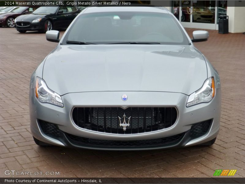 Grigio Metallo (Silver Metallic) / Nero 2014 Maserati Quattroporte GTS