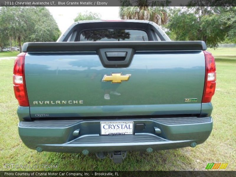 Blue Granite Metallic / Ebony 2011 Chevrolet Avalanche LT