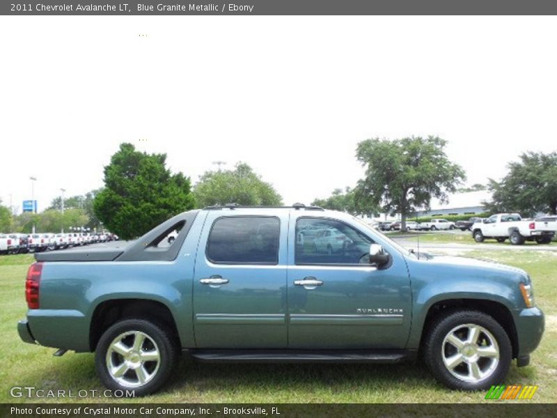 Blue Granite Metallic / Ebony 2011 Chevrolet Avalanche LT