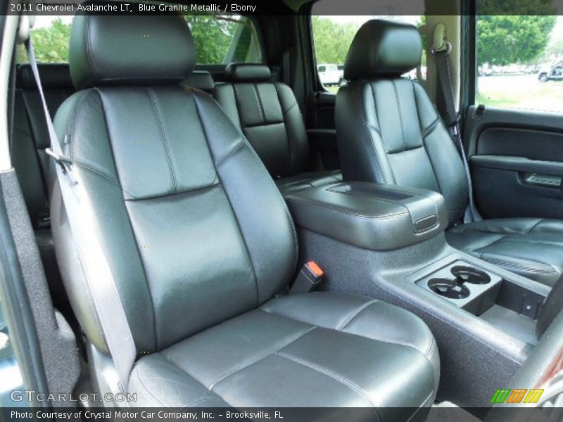 Blue Granite Metallic / Ebony 2011 Chevrolet Avalanche LT