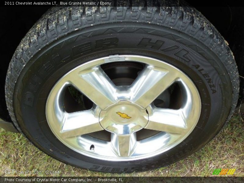Blue Granite Metallic / Ebony 2011 Chevrolet Avalanche LT