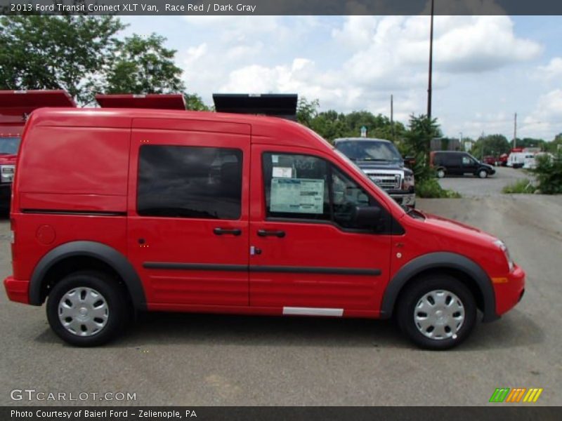 Race Red / Dark Gray 2013 Ford Transit Connect XLT Van