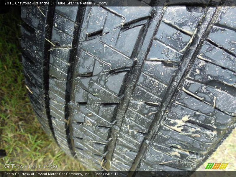 Blue Granite Metallic / Ebony 2011 Chevrolet Avalanche LT