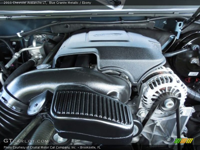 Blue Granite Metallic / Ebony 2011 Chevrolet Avalanche LT