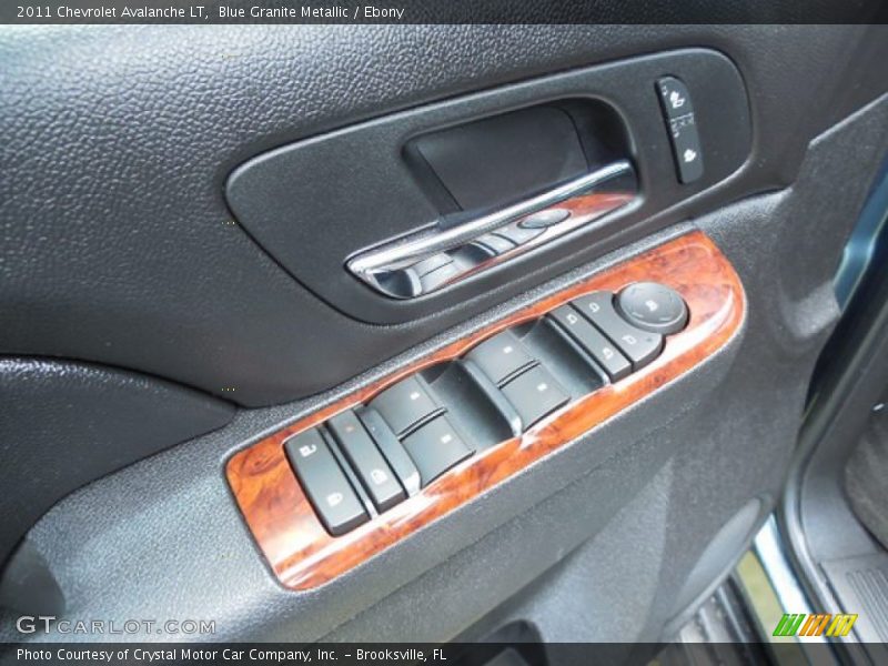 Blue Granite Metallic / Ebony 2011 Chevrolet Avalanche LT