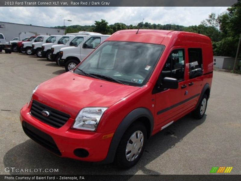 Race Red / Dark Gray 2013 Ford Transit Connect XLT Van