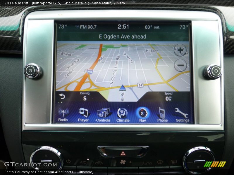 Navigation of 2014 Quattroporte GTS