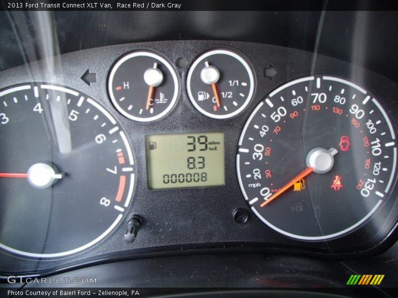 Race Red / Dark Gray 2013 Ford Transit Connect XLT Van