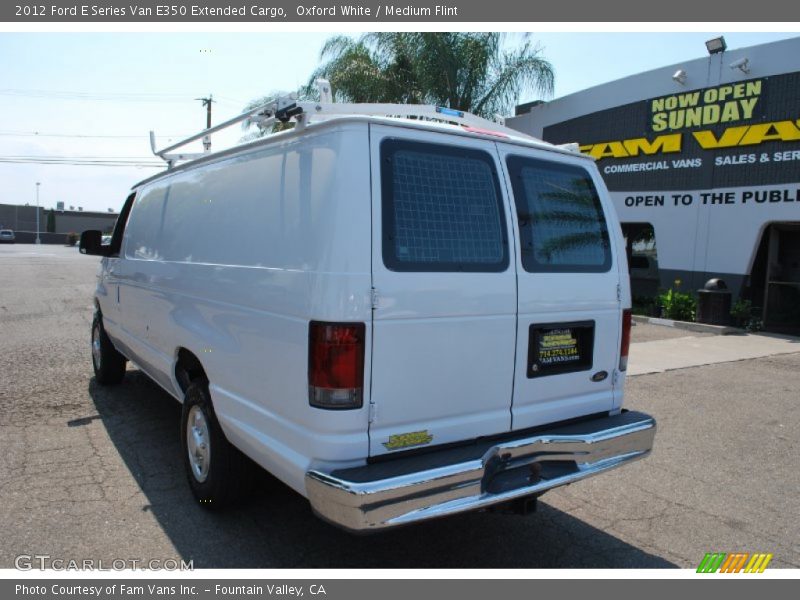 Oxford White / Medium Flint 2012 Ford E Series Van E350 Extended Cargo