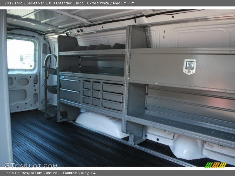 Oxford White / Medium Flint 2012 Ford E Series Van E350 Extended Cargo