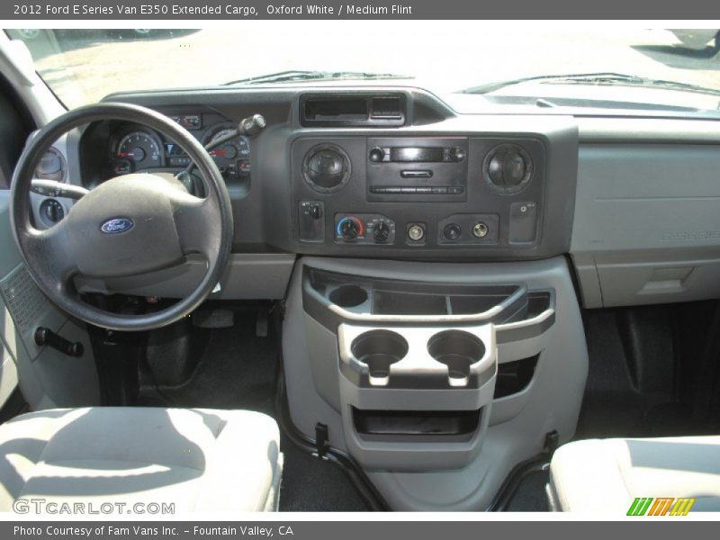 Oxford White / Medium Flint 2012 Ford E Series Van E350 Extended Cargo