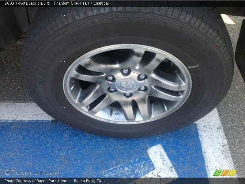 Phantom Gray Pearl / Charcoal 2003 Toyota Sequoia SR5