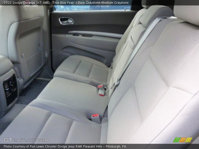 True Blue Pearl / Dark Graystone/Medium Graystone 2013 Dodge Durango SXT AWD