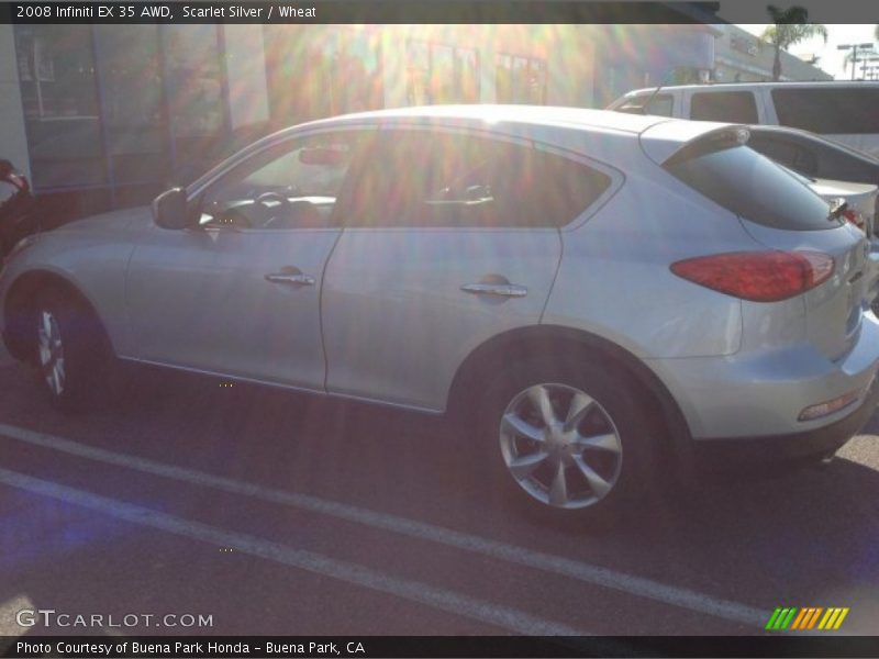 Scarlet Silver / Wheat 2008 Infiniti EX 35 AWD