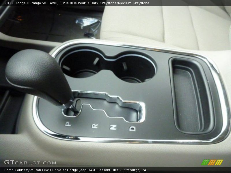 True Blue Pearl / Dark Graystone/Medium Graystone 2013 Dodge Durango SXT AWD