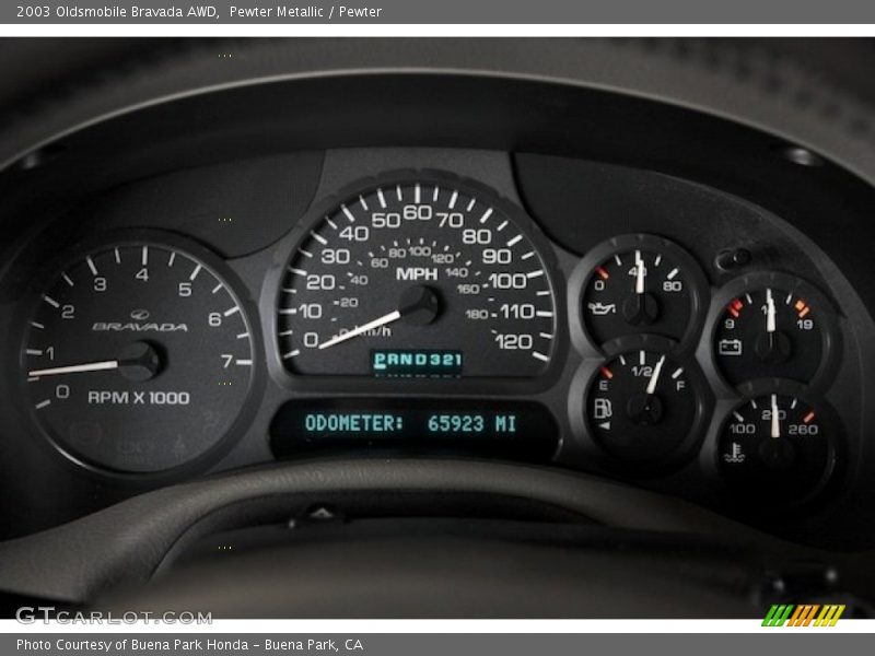  2003 Bravada AWD AWD Gauges