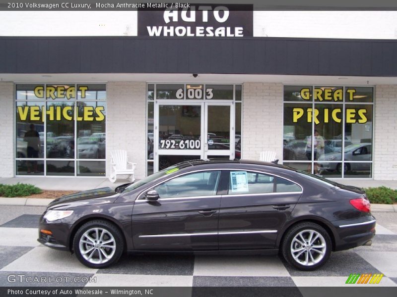 Mocha Anthracite Metallic / Black 2010 Volkswagen CC Luxury