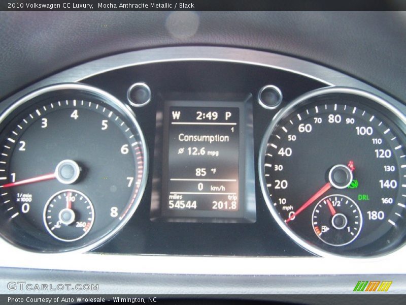 Mocha Anthracite Metallic / Black 2010 Volkswagen CC Luxury