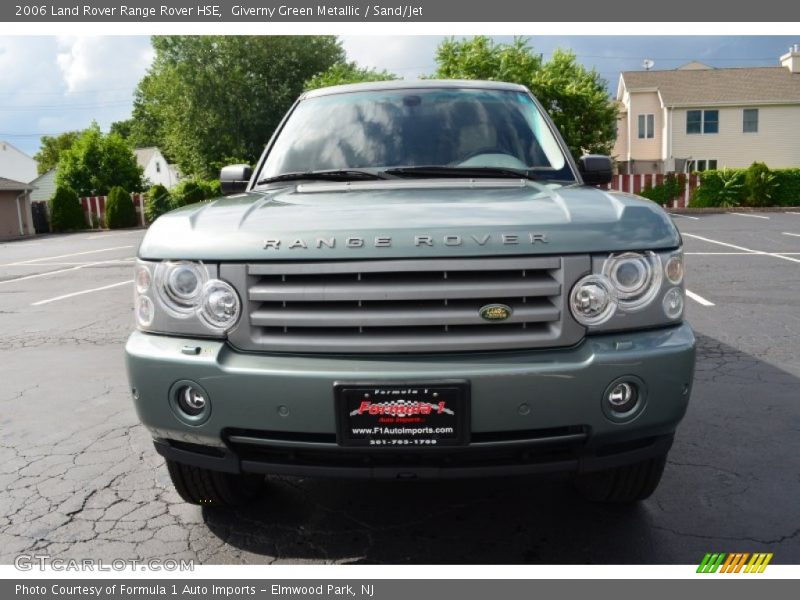 Giverny Green Metallic / Sand/Jet 2006 Land Rover Range Rover HSE