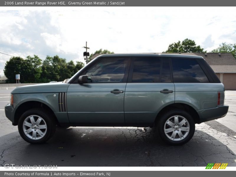 Giverny Green Metallic / Sand/Jet 2006 Land Rover Range Rover HSE