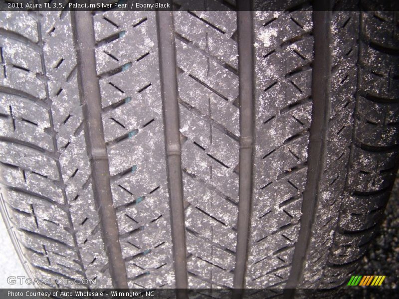 Paladium Silver Pearl / Ebony Black 2011 Acura TL 3.5