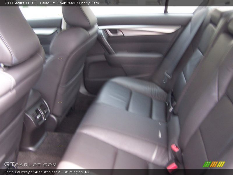 Paladium Silver Pearl / Ebony Black 2011 Acura TL 3.5