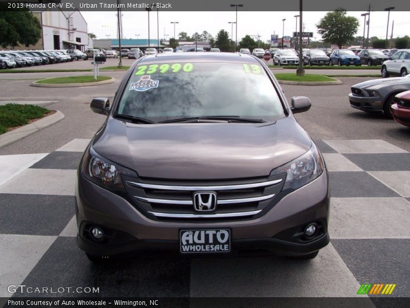 Urban Titanium Metallic / Black 2013 Honda CR-V EX