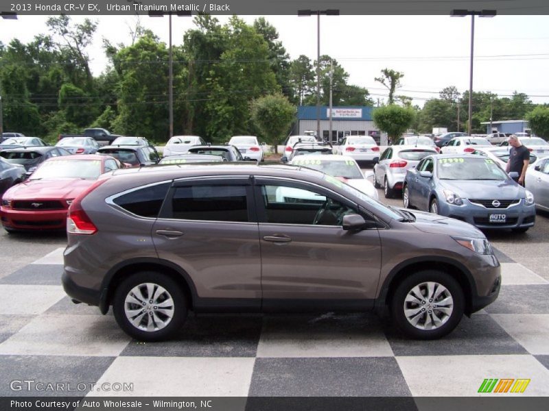 Urban Titanium Metallic / Black 2013 Honda CR-V EX