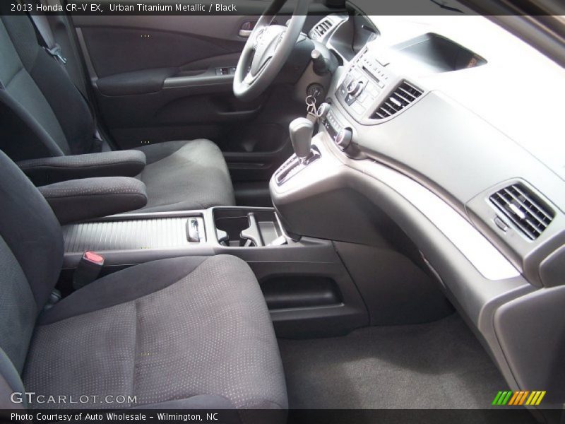 Urban Titanium Metallic / Black 2013 Honda CR-V EX