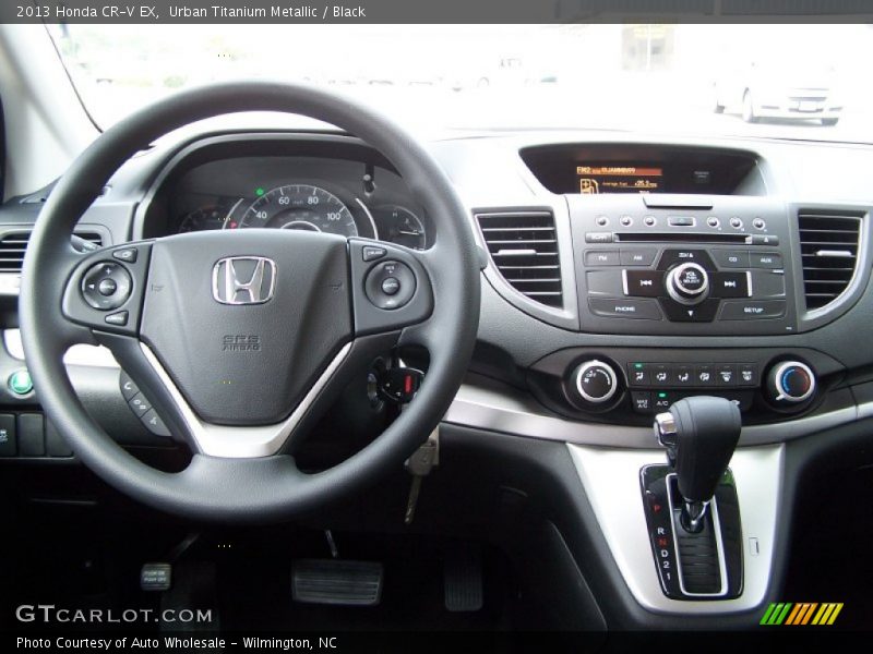 Urban Titanium Metallic / Black 2013 Honda CR-V EX