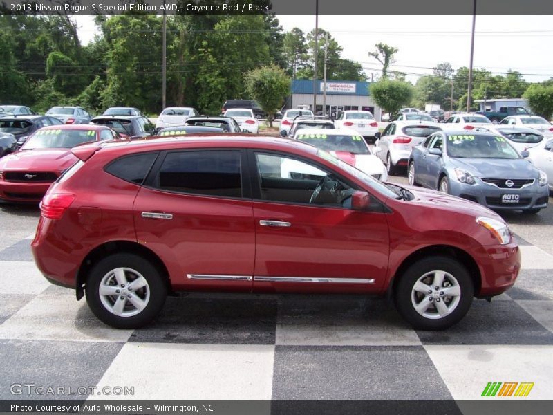 Cayenne Red / Black 2013 Nissan Rogue S Special Edition AWD