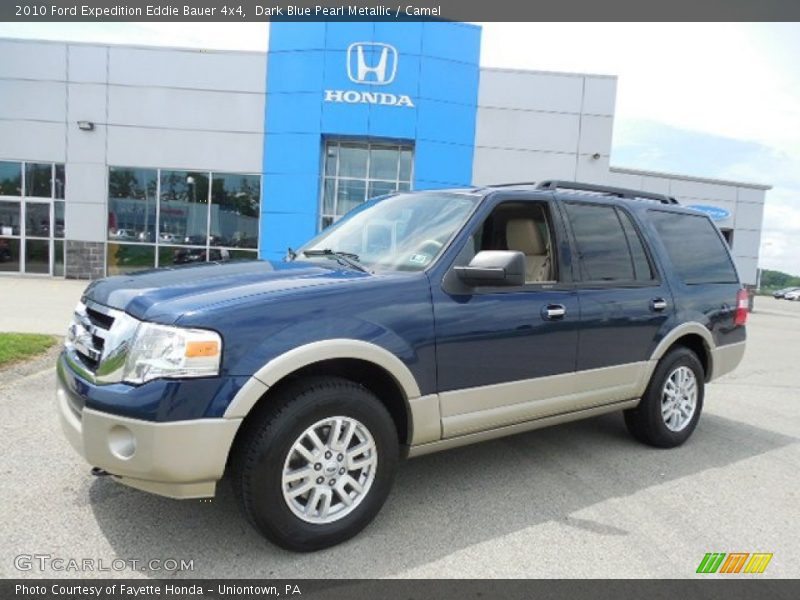 Dark Blue Pearl Metallic / Camel 2010 Ford Expedition Eddie Bauer 4x4