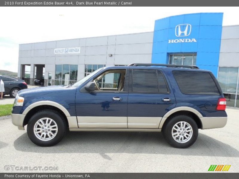 Dark Blue Pearl Metallic / Camel 2010 Ford Expedition Eddie Bauer 4x4