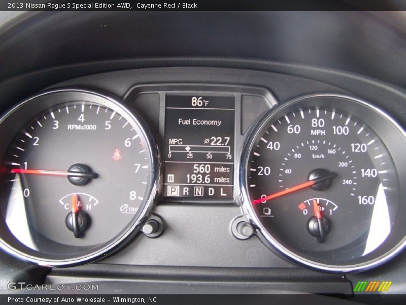 Cayenne Red / Black 2013 Nissan Rogue S Special Edition AWD
