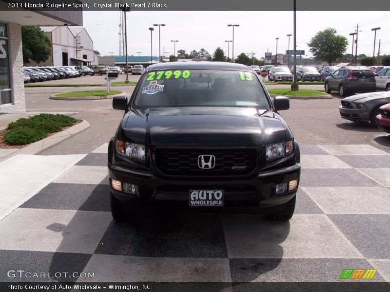 Crystal Black Pearl / Black 2013 Honda Ridgeline Sport
